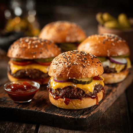 Vega BBQ burgers